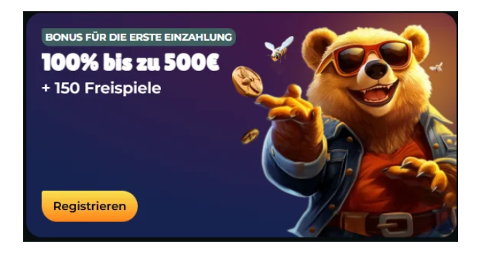 Registrierung bei Honeybetz Casino